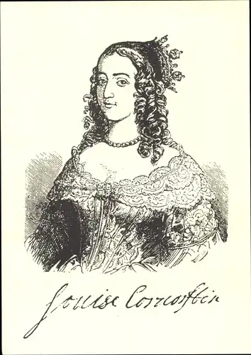 Ak Kurfürstin Louise Henriette von Brandenburg, Portrait