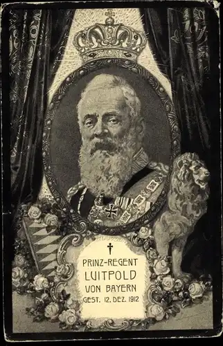 Ak Prinz-Regent Luitpold von Bayern, Portrait