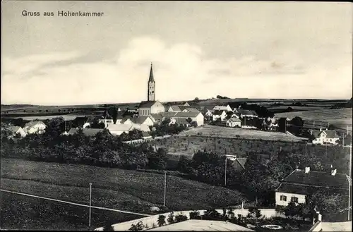 Ak Hohenkammer in Oberbayern, Totalansicht der Ortschaft