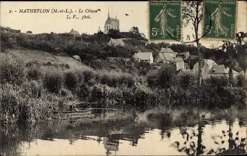 Ak Matheflon Maine et Loire, Le Coteau