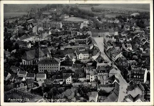 Ak Radeberg Sachsen, Luftbild