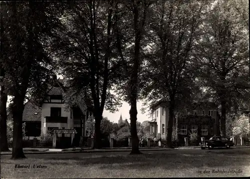 Ak Ebstorf in der Lüneburger Heide, An der Bahnhofstraße