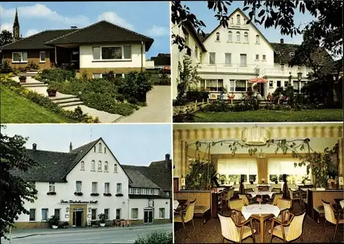 Ak Sandebeck Steinheim im Weserbergland, Hotel-Pension Zum Teutoburger Wald, Außenansicht