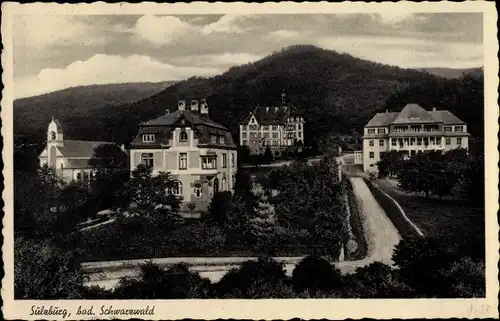 Ak Sulzburg im Breisgau Hochschwarzwald, Blick auf den Ort