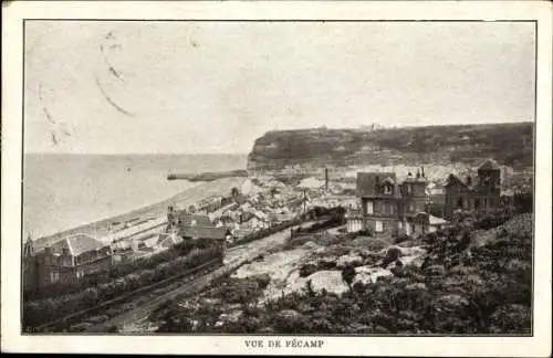 Ak Fécamp Seine Maritime, Blick auf die Stadt