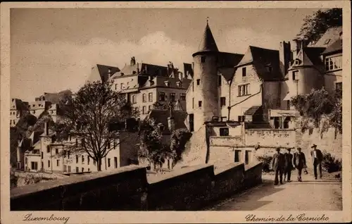 Ak Luxemburg, Chemin de la Corniche