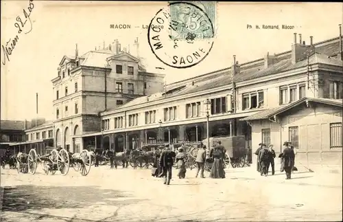 Ak Mâcon Saône-et-Loire, La Gare