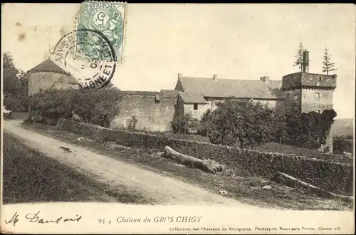 Ak Saint André le Désert Saone et Loire, Chateau du Gros Chigy