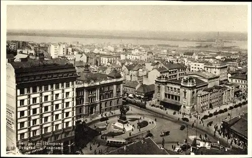 Ak Belgrad Beograd Serbien, Panorama