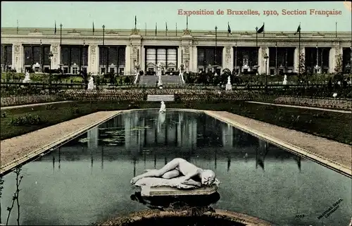 Ak Bruxelles Brüssel, Exposition,1910, Section Francaise