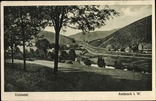 Ak Ambrock in Westfalen, Teilansicht, Gasthof zum Ambrock