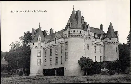 Ak Luché  Pringé Sarthe, Chateau de Gallerande