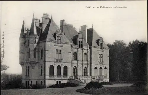 Ak Le Lude Sarthe, Chateau de la Gannetière