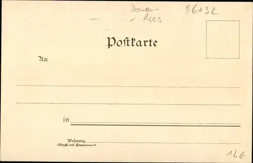 Künstler Ak Leibig, C., Oettingen in Bayern, Gesamtansicht