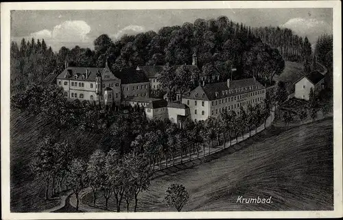 Künstler Ak Krumbach in Schwaben, Krumbad