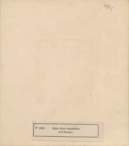 Foto Remagen am Rhein, Straßenpartie, St Apollinariskirche