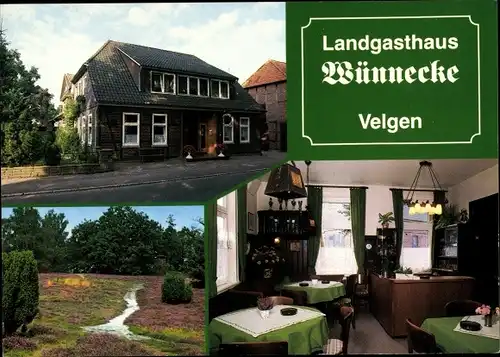 Ak Velgen Hanstedt Niedersachsen, Landgasthaus Wünnecke