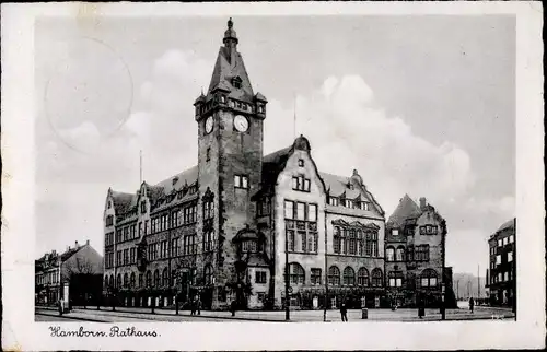 Ak Hamborn Duisburg im Ruhrgebiet, Rathaus