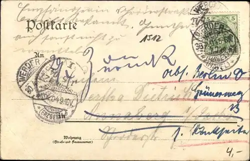 Ak Werder an der Havel, Bismarckhöhe, Panorama