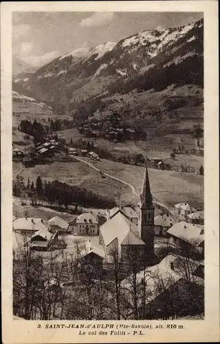 Ak Saint Jean d'Aulph Haute Savoie, Le Col des Follit