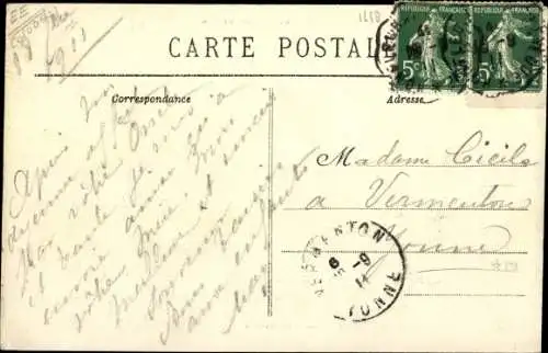 Ak Honfleur Calvados, Hôtel Saint Siméon, vue de face