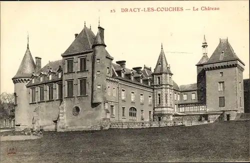 Ak Dracy lès Couches Saône et Loire, Le Chateau
