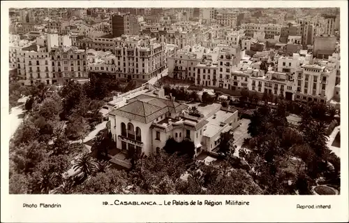Ak Casablanca Marokko, Le Palais de la Region Militaire