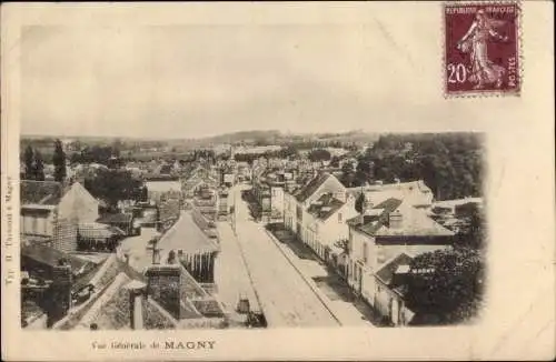 Ak Magny Val-d’Oise, Vue Generale