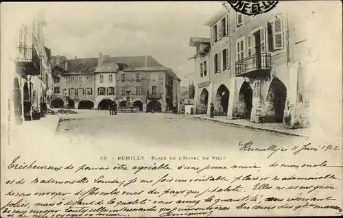 Ak Rumilly Haute-Savoie, Place de l'Hotel de Ville