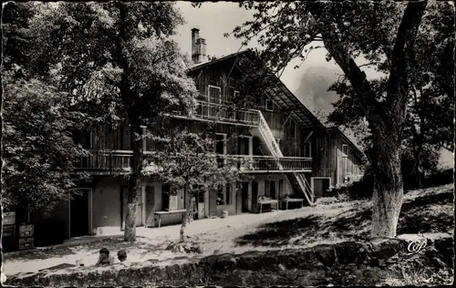 Ak Samoëns Haute Savoie, La Colonie S.N.C.F.