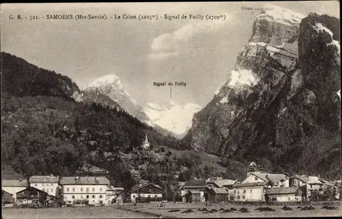 Ak Samoëns Haute Savoie, Le Criou, Signal de Foilly