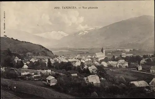 Ak Taninges Haute Savoie, Vue generale