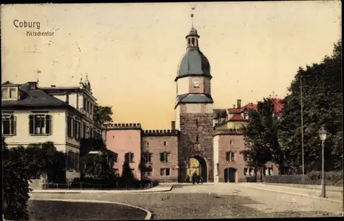 Ak Coburg in Oberfranken, Ketschentor
