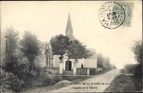 Ak Saint Laurent de la Plaine Maine-et-Loire, Chapelle de la Charite