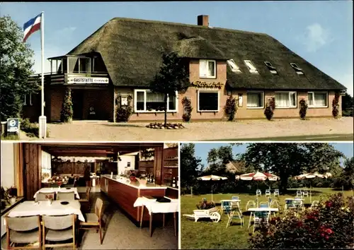 Ak Husum in Nordfriesland, Hotel-Restaurant Rosenburg, Außenansicht