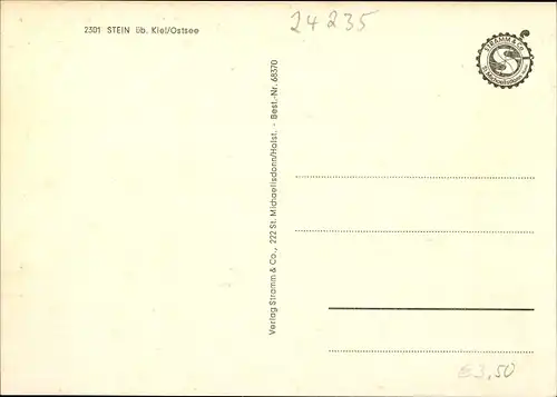 Ak Stein in Schleswig Holstein, Ortsansichten, Strandpartie, Handlung