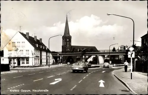 Ak Oppum Krefeld am Niederrhein, Hauptstraße