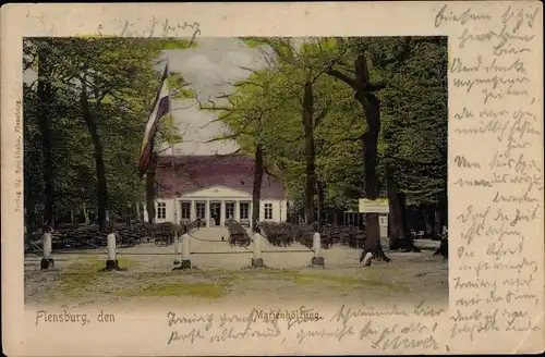 Ak Flensburg in Schleswig Holstein, Marienhölzung