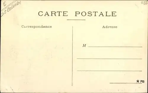 Ak Isigny sur Mer Calvados, La Cale aux moules et les Picoteux