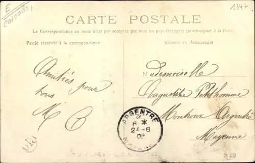 Ak Isigny sur Mer Calvados, Centre de la Ville