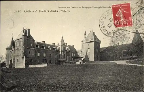 Ak Dracy lès Couches Saône et Loire, Le Chateau