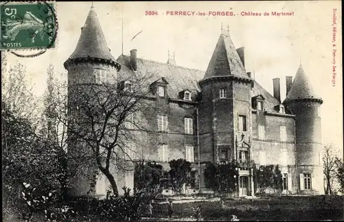 Ak Perrecy les Forges Saône et Loire, Chateau de Martenet