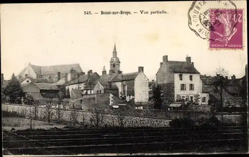 Ak Bessé sur Braye Sarthe, Vue partielle