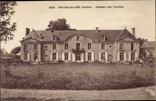 Ak Brains sur Gée Sarthe, Chateau des Touches
