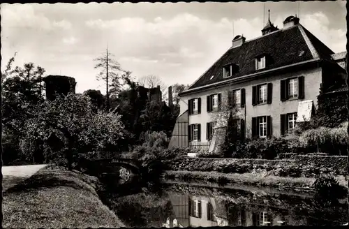 Ak Linn Krefeld am Niederrhein, Burg Linn