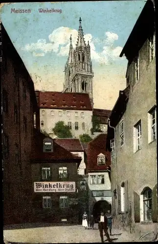 Ak Meißen in Sachsen, Winkelkrug