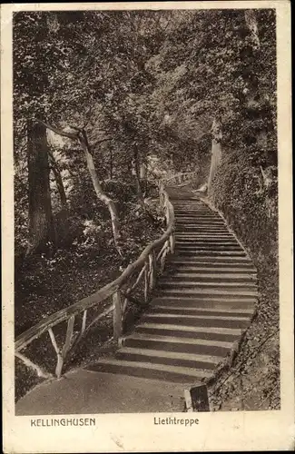 Ak Kellinghusen in Holstein, Liethtreppe