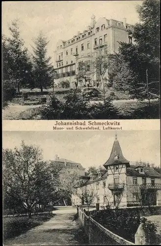 Ak Schmeckwitz Oberlausitz, Johannisbad Dr. Nikolaus Rachel