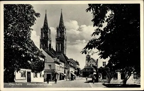 Ak Oschatz in Sachsen, Altschatzerstraße