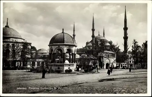 Ak Konstantinopel Istanbul Türkei, Fontaine Guillaume II.